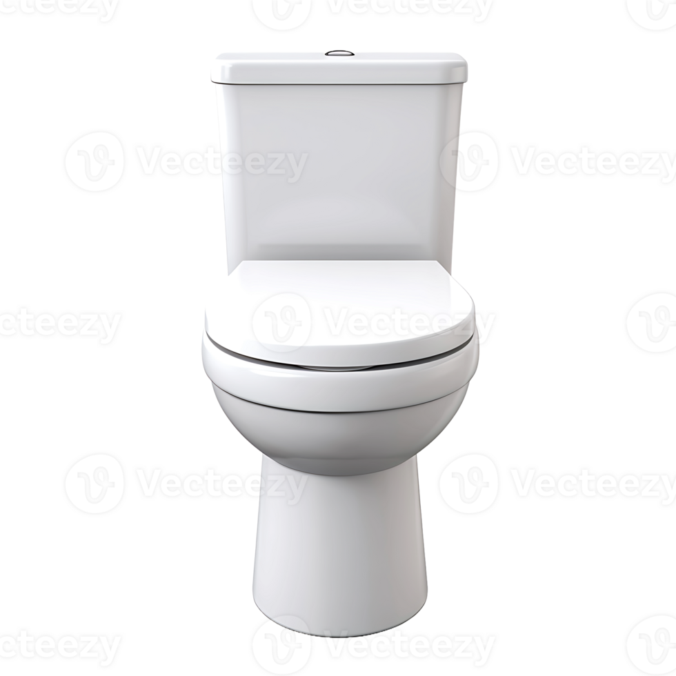 AI generated Clear Background Bathroom Commode, Ideal for Various Design Contexts png
