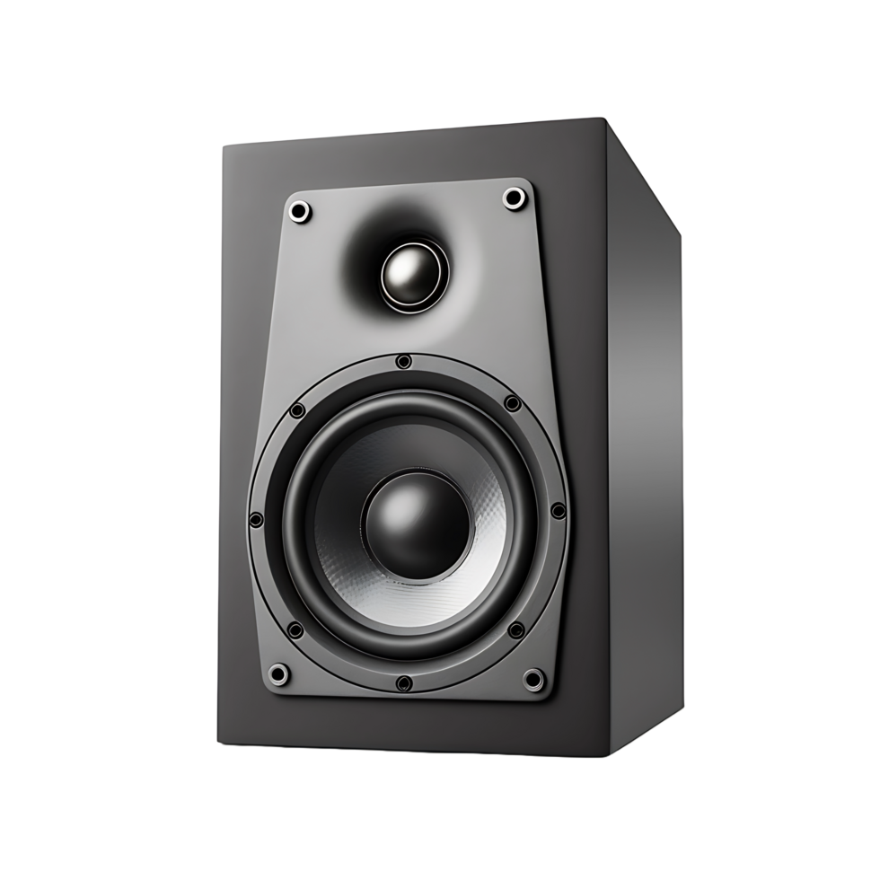 AI generated See Through Audio Speaker, Encouraging Artistic Compositions and Unique Audio Graphics png