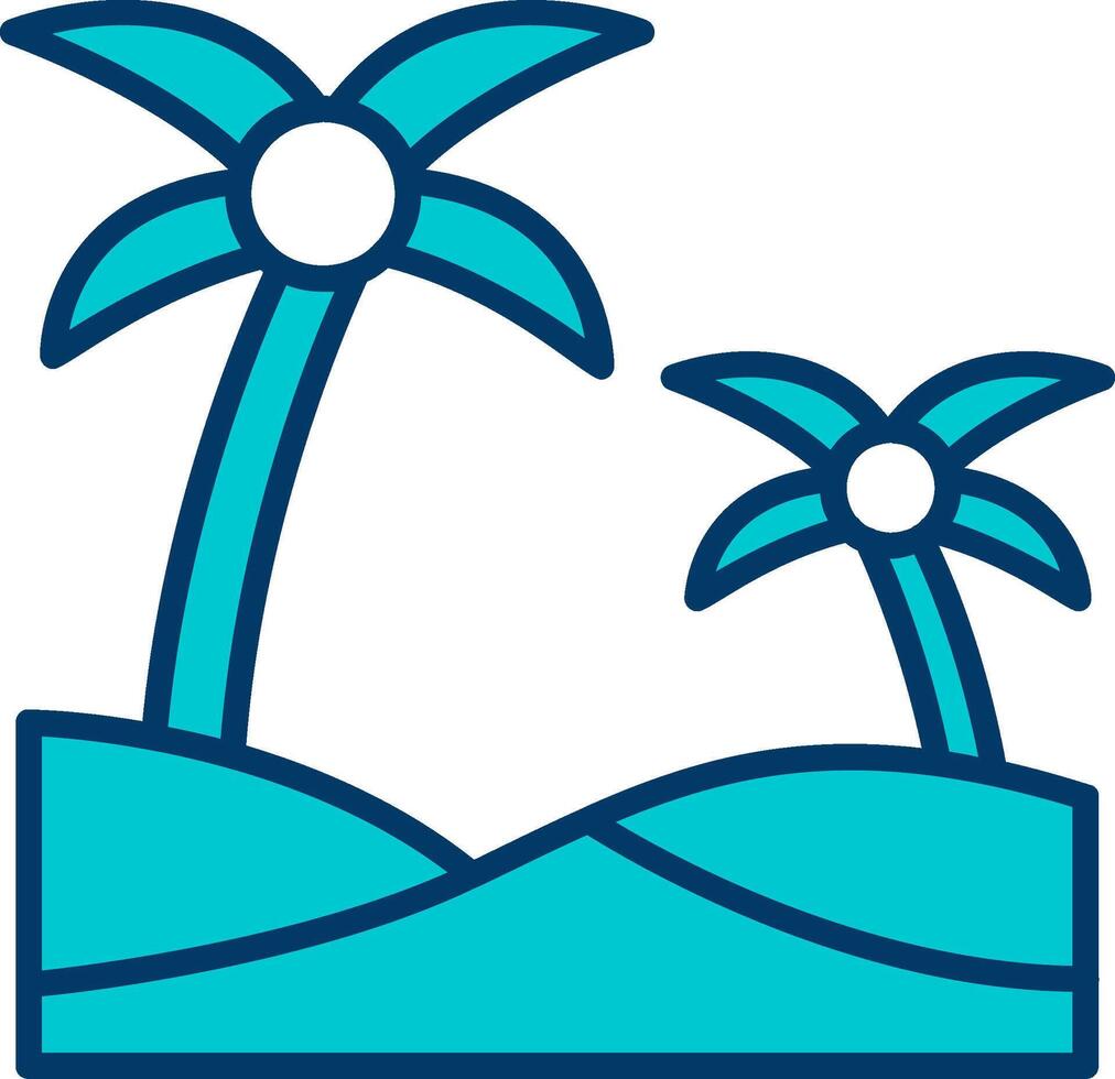 Oasis Vector Icon