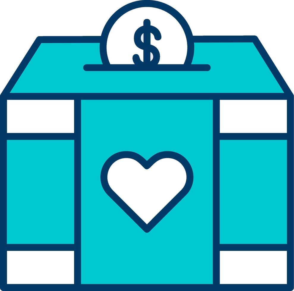 Charity Box Vector Icon