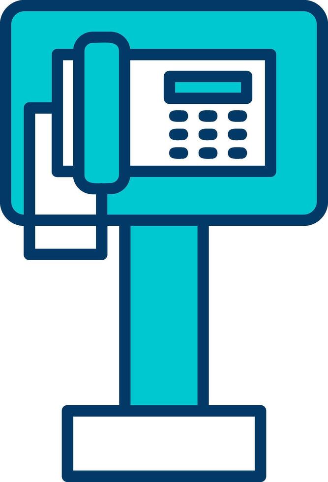 Public Phone Vector Icon