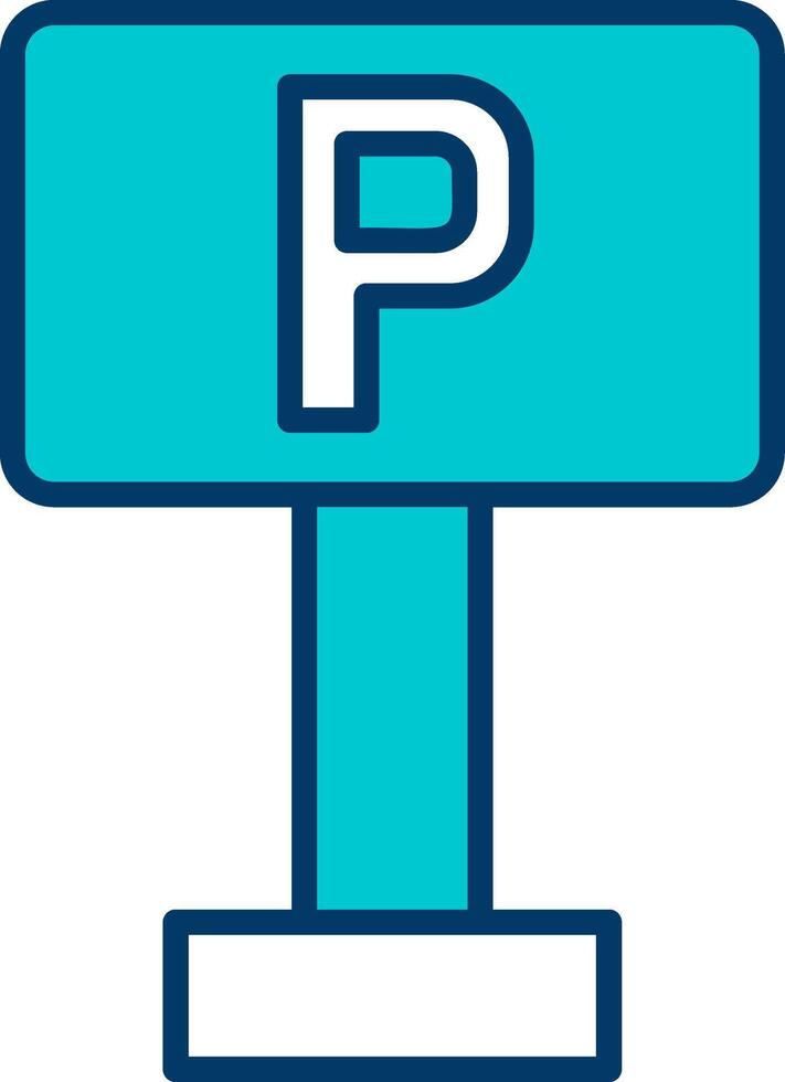 Parking Sign Vector Icon