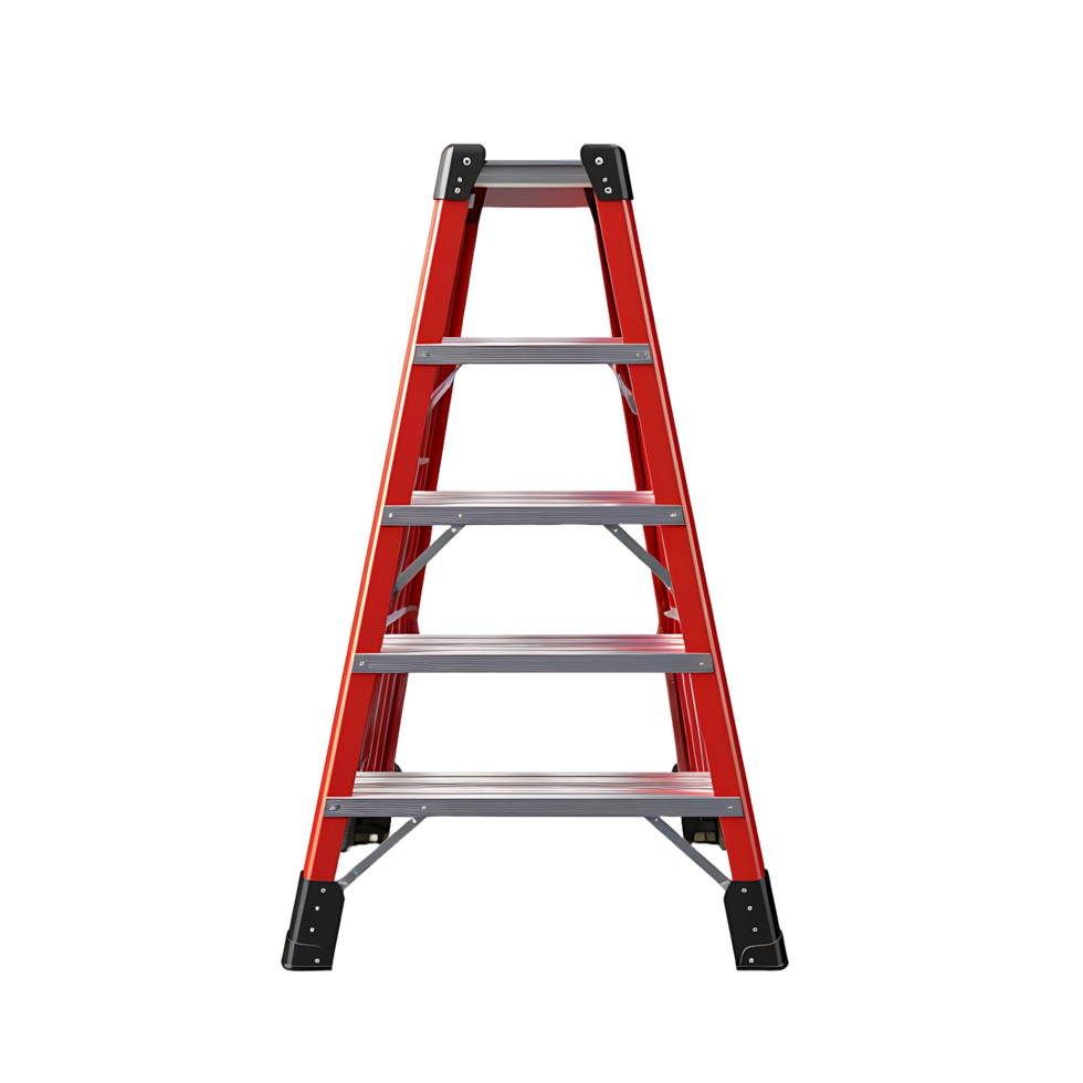 AI generated Stepladder Without Distractions, Perfect for Focused Design Elements png