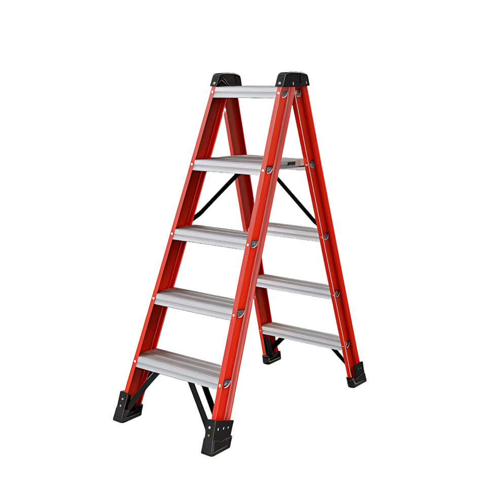 AI generated Transparent Background for Stepladder, Providing Maximum Design Flexibility png