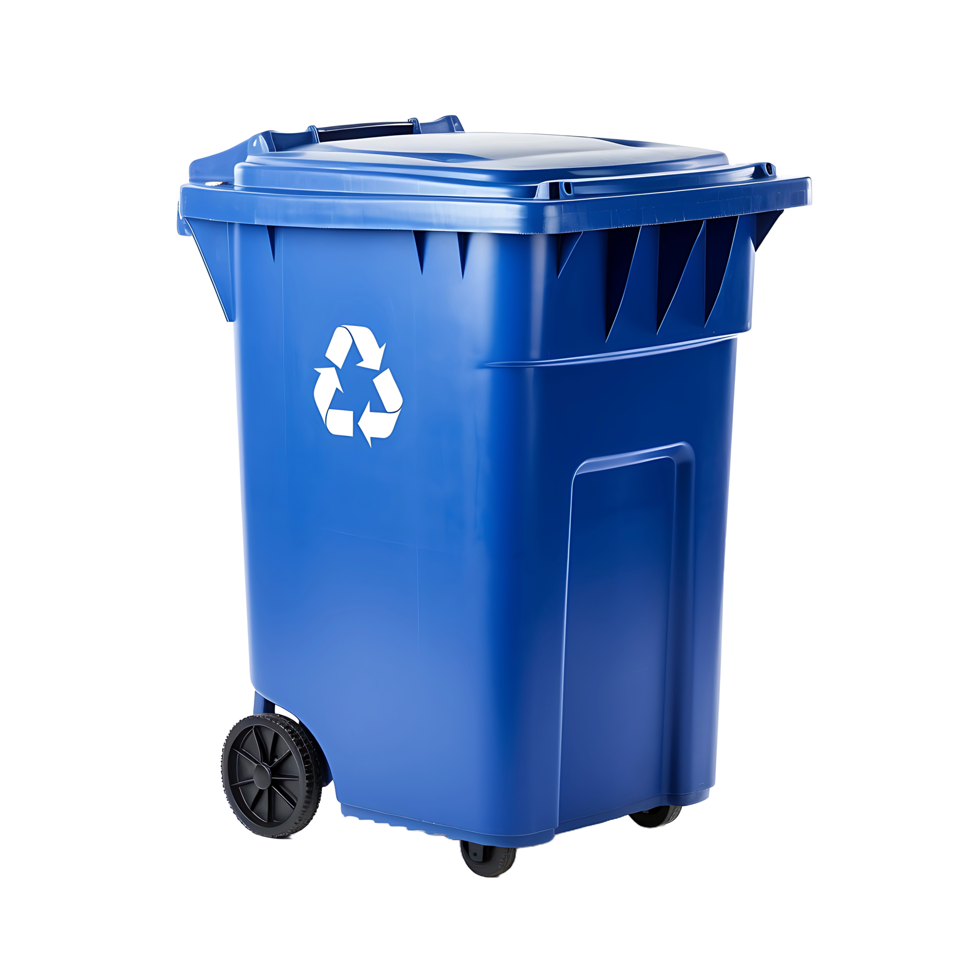 AI generated Isolated Trash Receptacle, Ideal for Focused Design