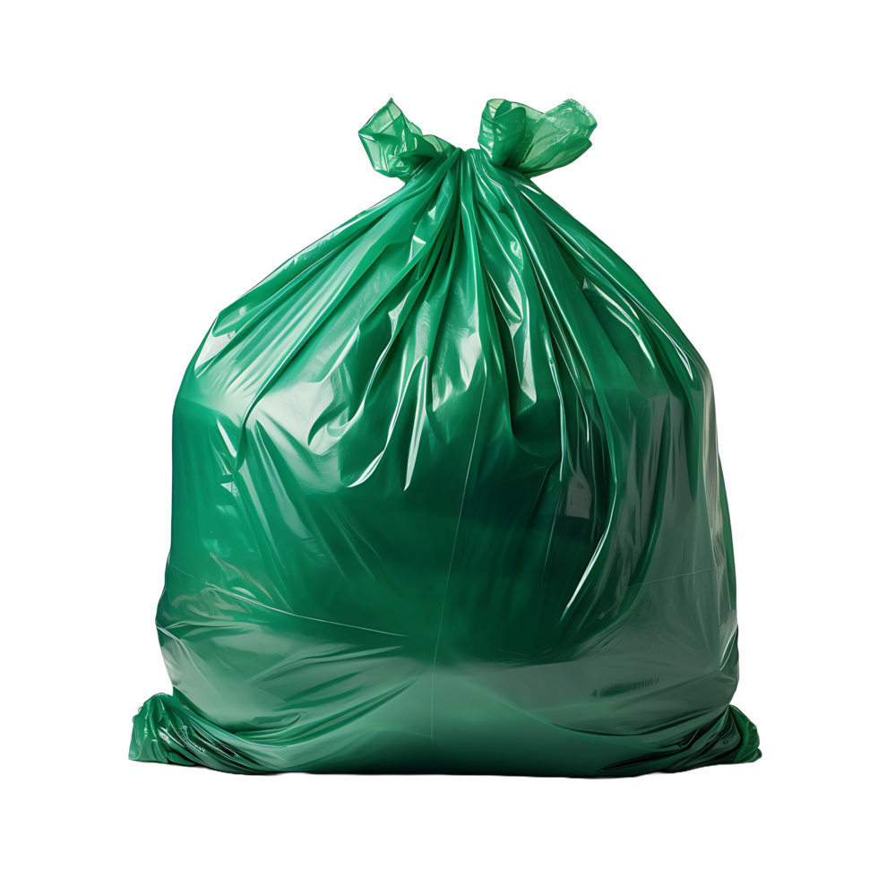 AI generated Clean Trash Bag Cutout, Ensuring a Polished Appearance in Waste Management Graphics png