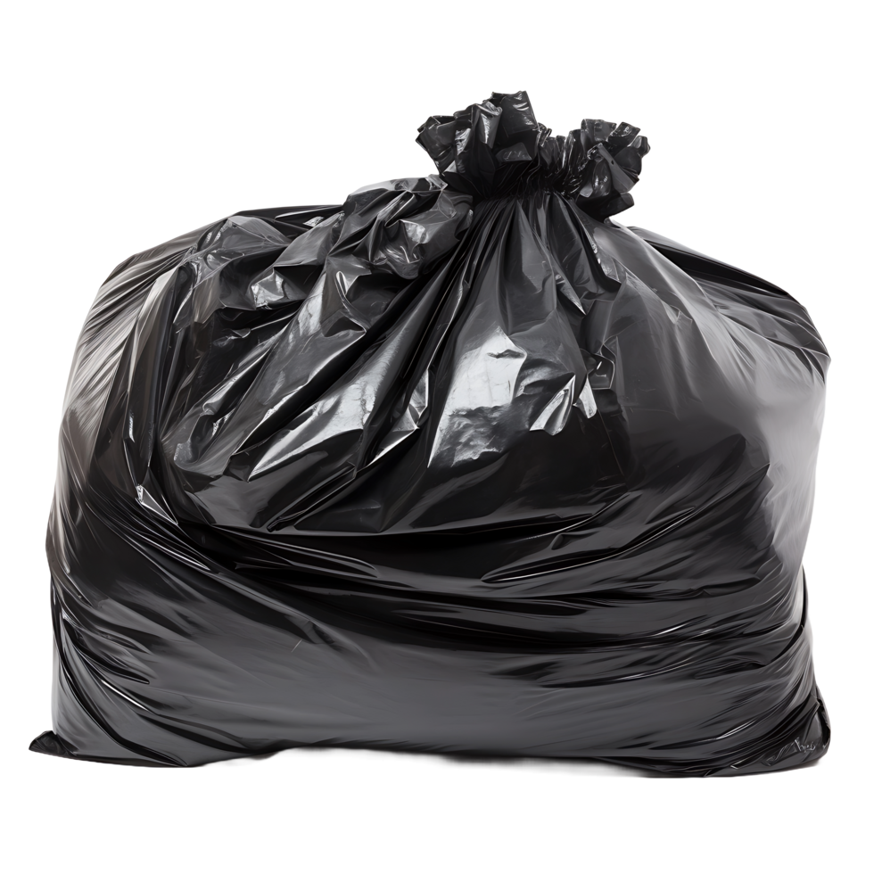 AI generated Bag with No Background, Effortlessly Blending into Various Waste Management Contexts png
