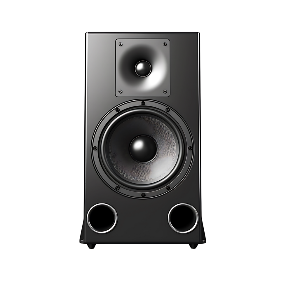 AI generated Speaker Clipping Path for Precision in Detailing and Customization png