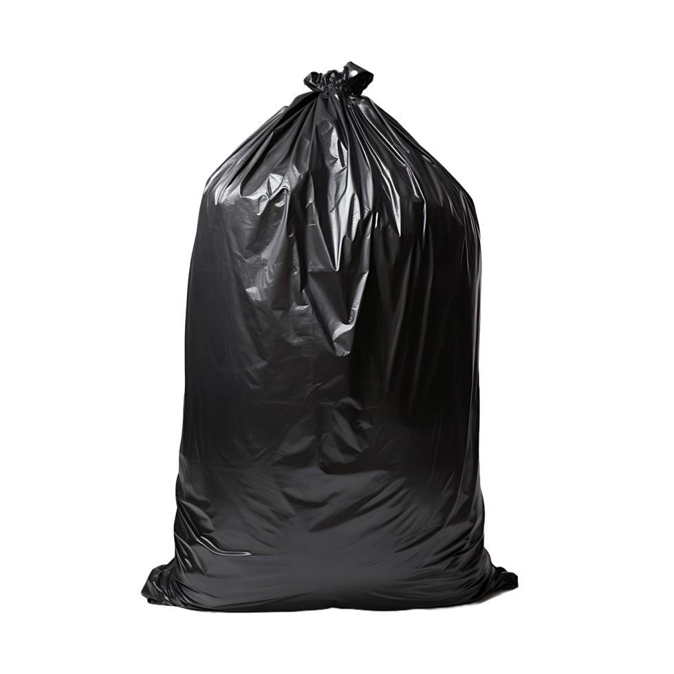 AI generated Clear Background Garbage Sack, Ideal for Varied Design Contexts png