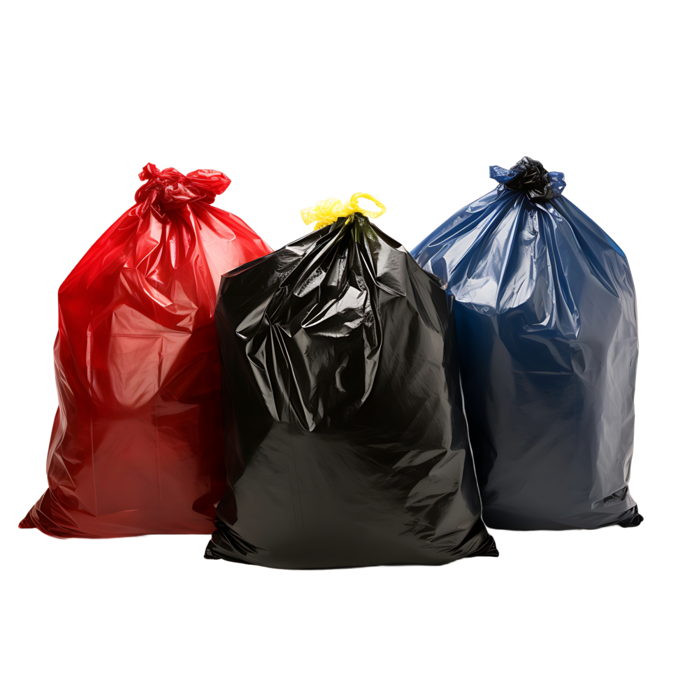 AI generated Clear Cut Trash Bag Image, Professional and Neat Waste Management Graphics Guaranteed png