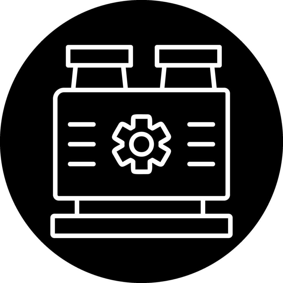 Factory Machine Vector Icon