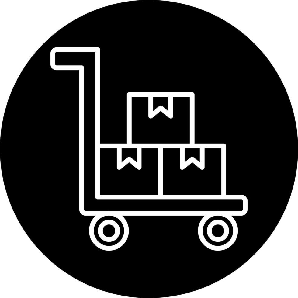 Factory Trolley Vector Icon