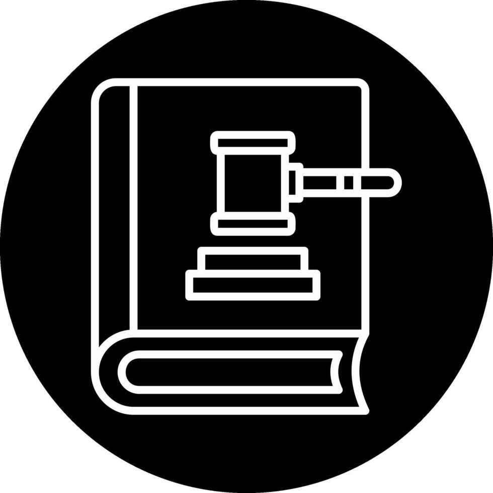 Law Book Vector Icon