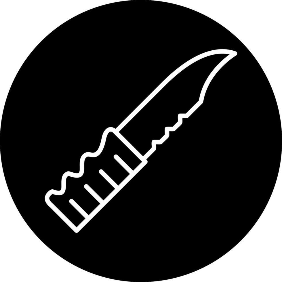 icono de vector de cuchillo