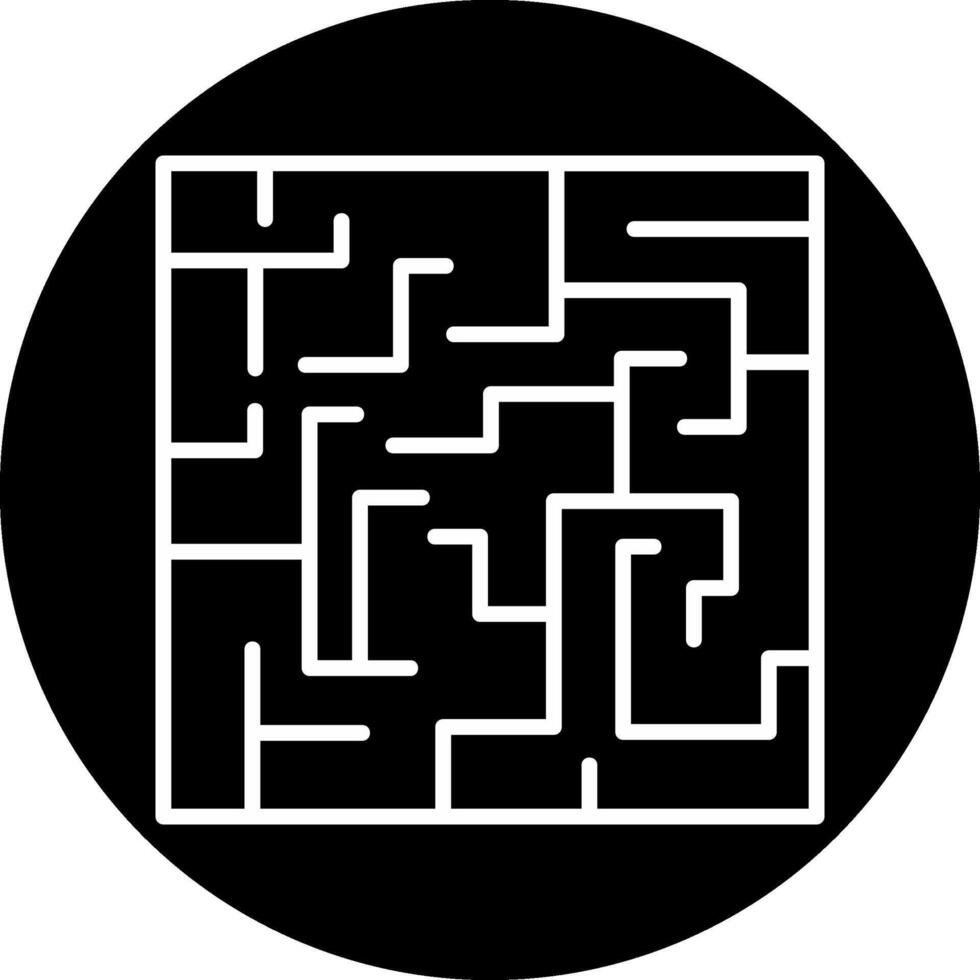 Maze Vector Icon