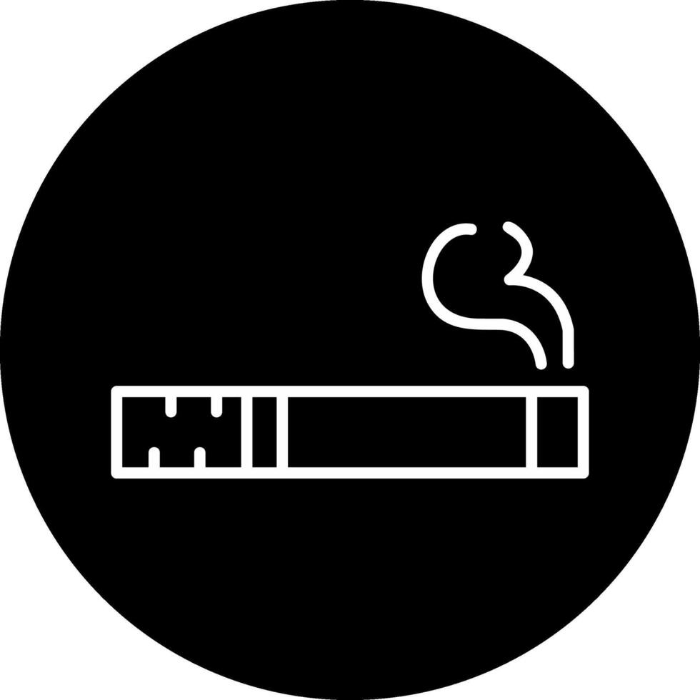 icono de vector de cigarrillo