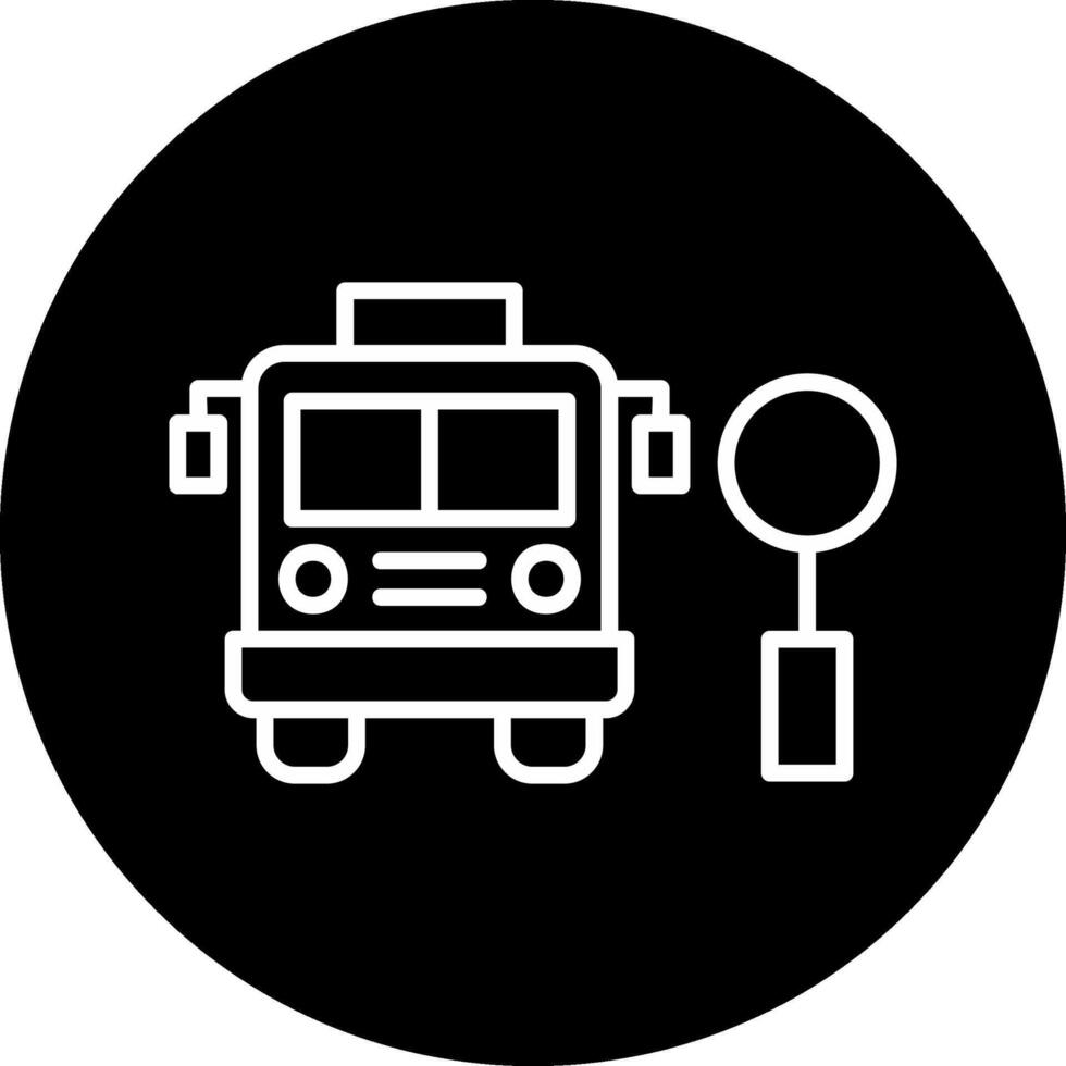 Bus Stop Vector Icon