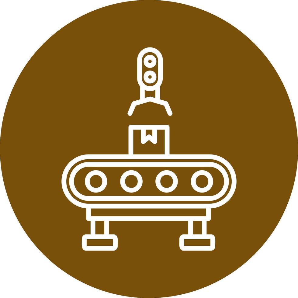 Factory Machine Vector Icon