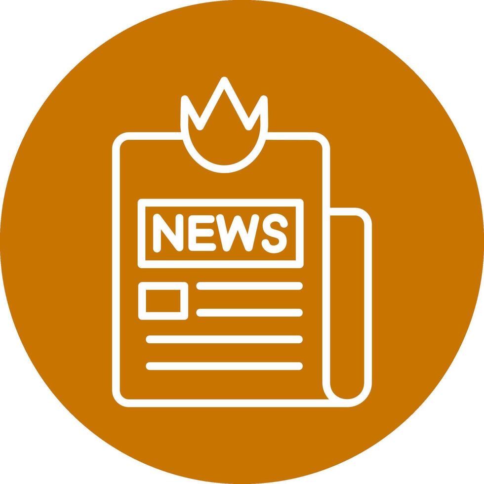 Breaking News Vector Icon