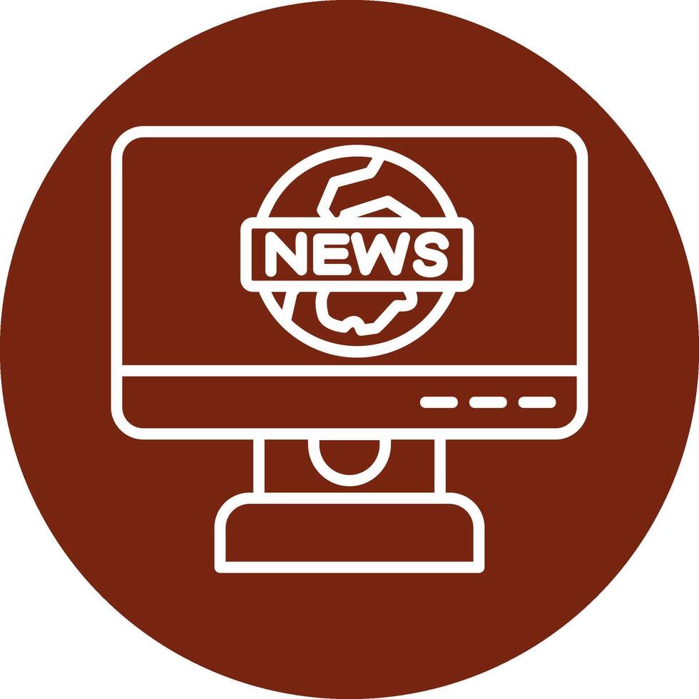 News Report Vector Icon