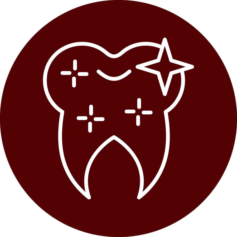 Healthy Clean Tooth Vector Icon