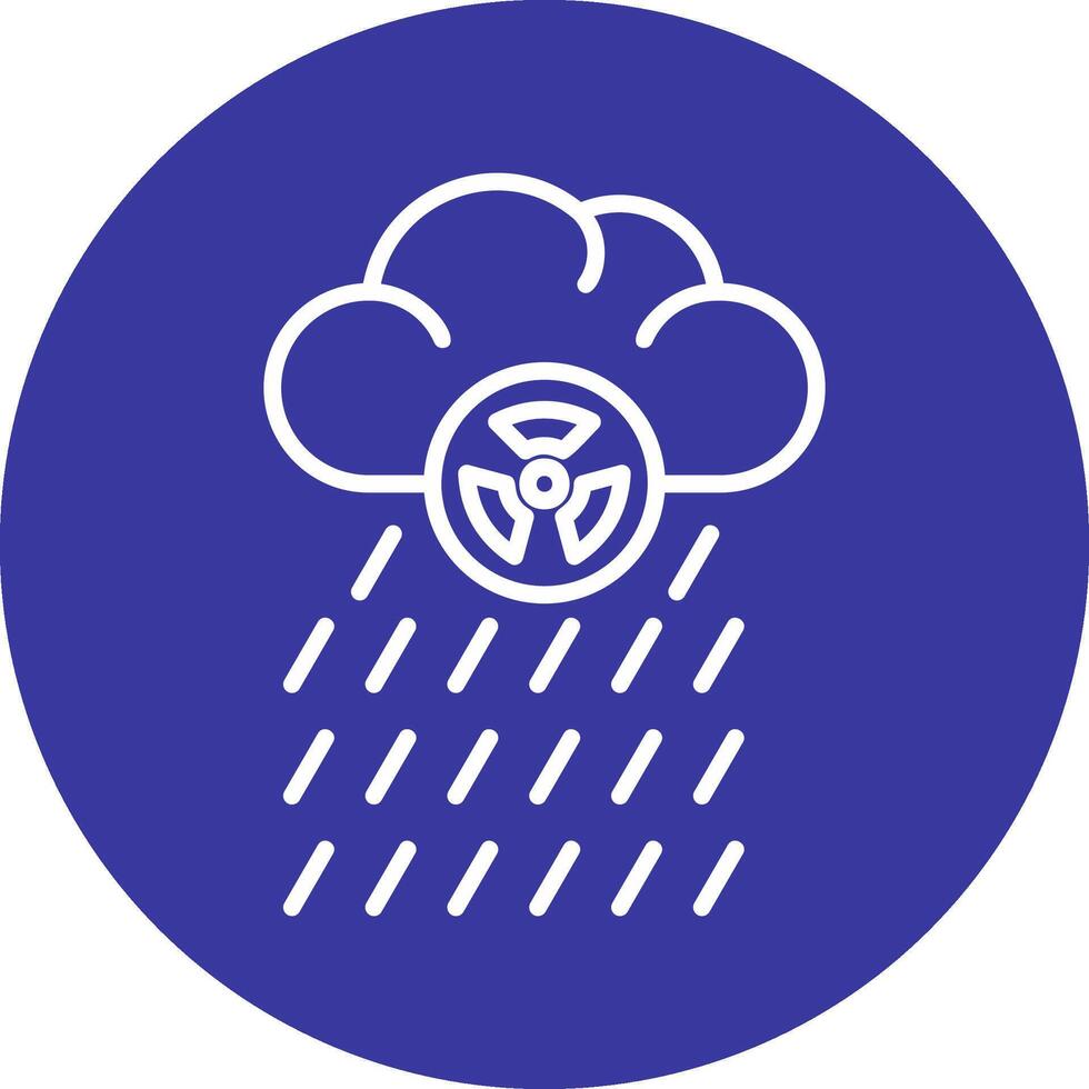 Acid Rain Vector Icon