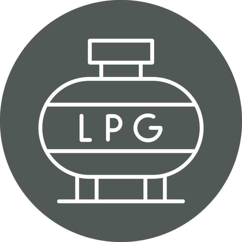 Liquefied Petroleum Gas Vector Icon