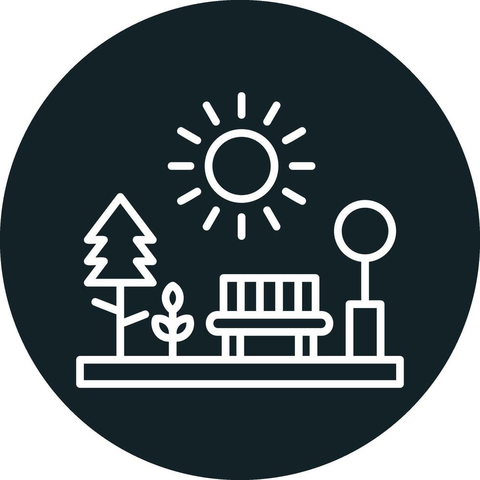 Park Vector Icon