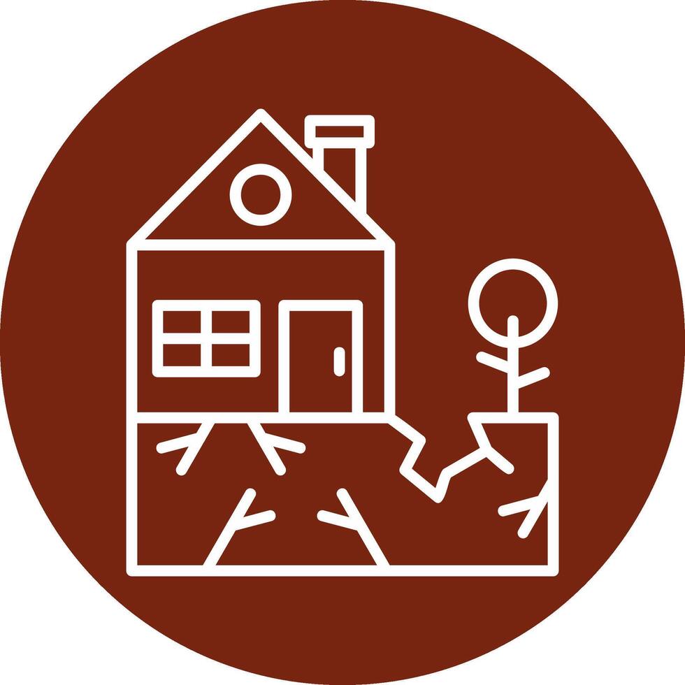 Earthquake Vector Icon