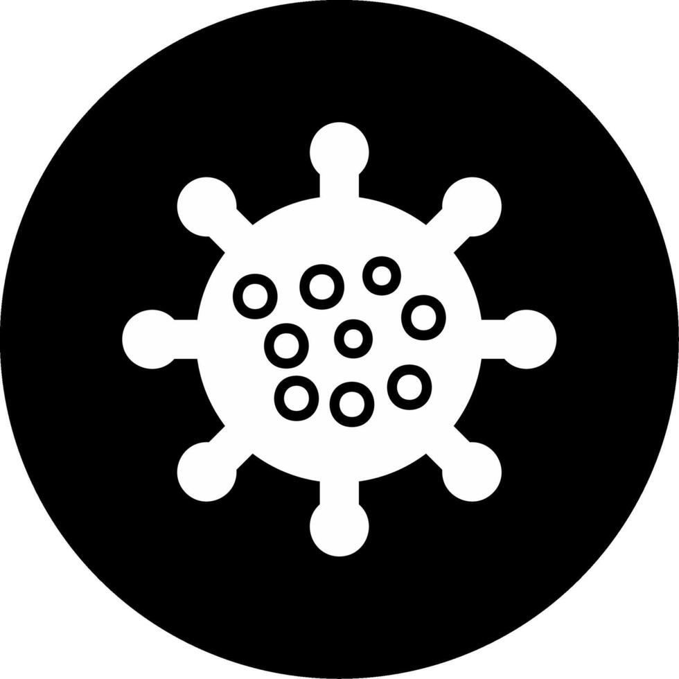 icono de vector de virus