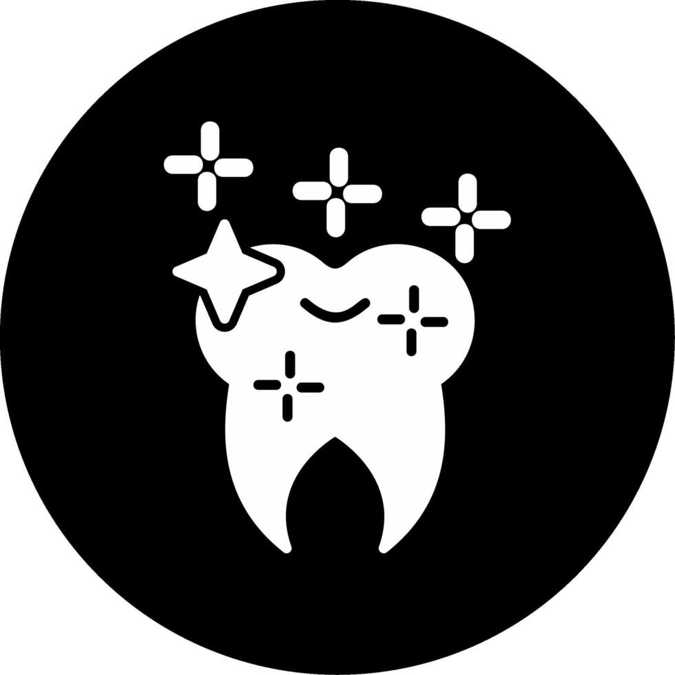 Shining Tooth Vector Icon