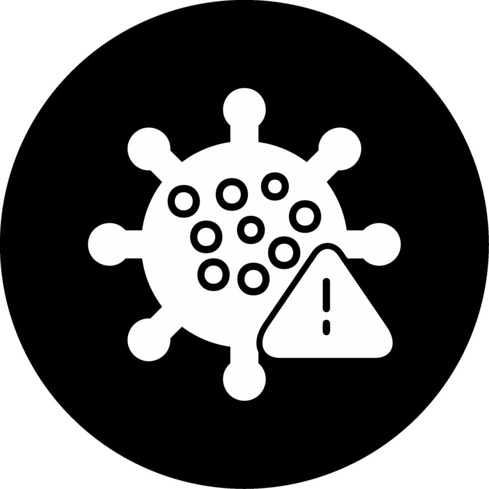 icono de vector de virus