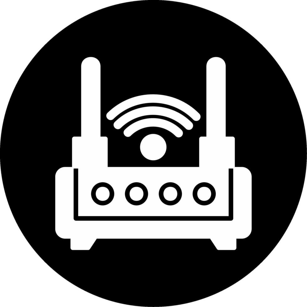 Wifi Router Vector Icon