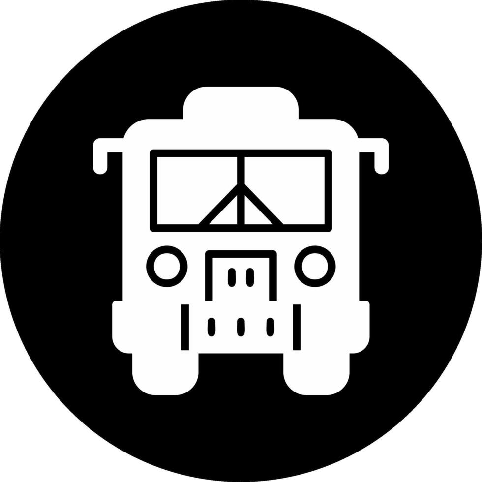 público transporte vector icono