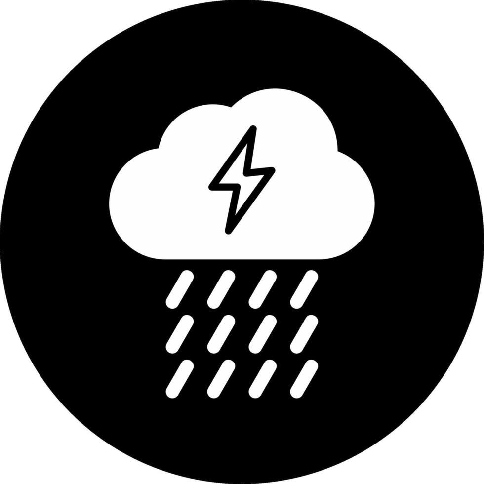 icono de vector de lluvia