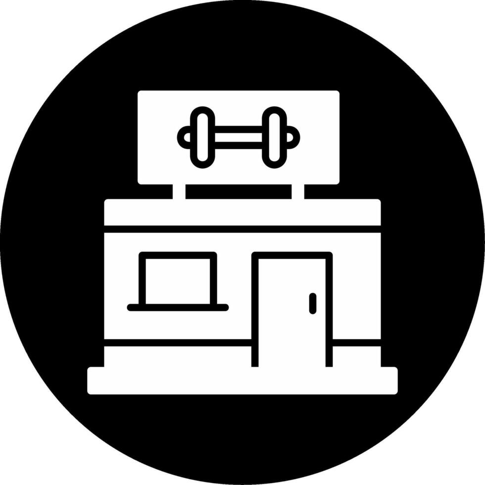 icono de vector de gimnasio