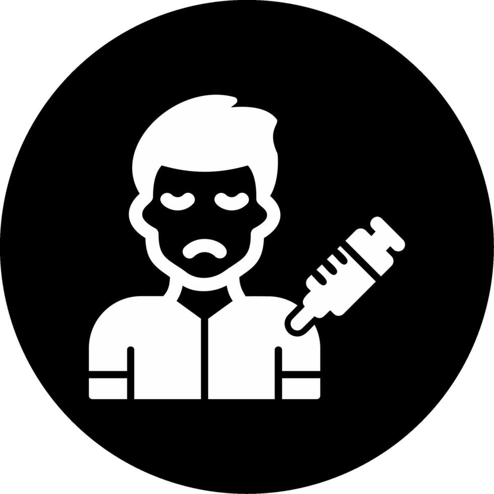 Drug Addiction Vector Icon