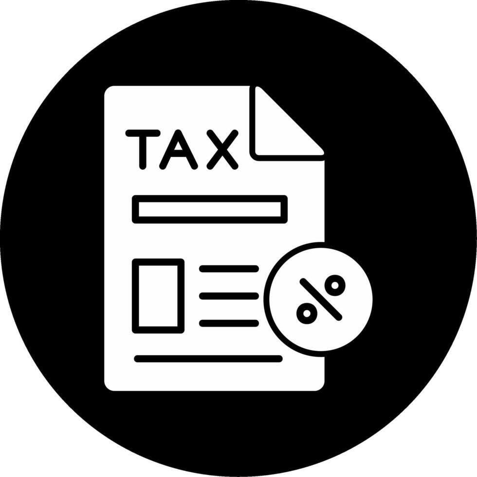 Tax Paperwork Vector Icon
