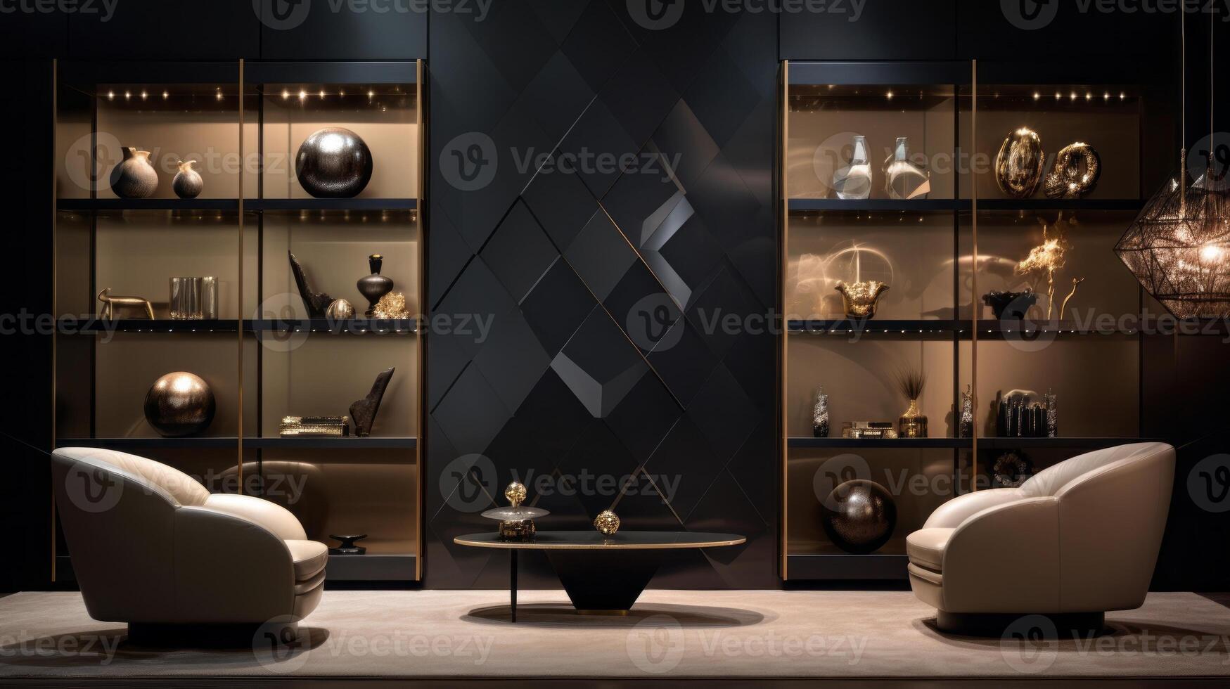 AI generated Sophisticated backdrop reflecting the dynamic allure of accessory elements photo