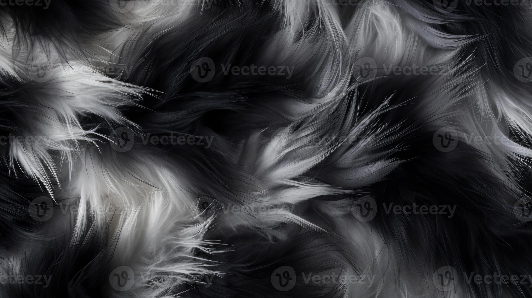 AI generated Abstract fur pattern with a touch of mystique photo