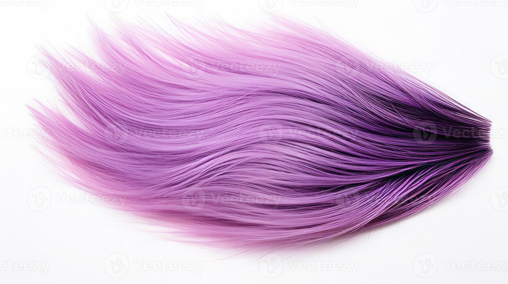 AI generated Isolated lavender hair strands creating a unique pattern photo