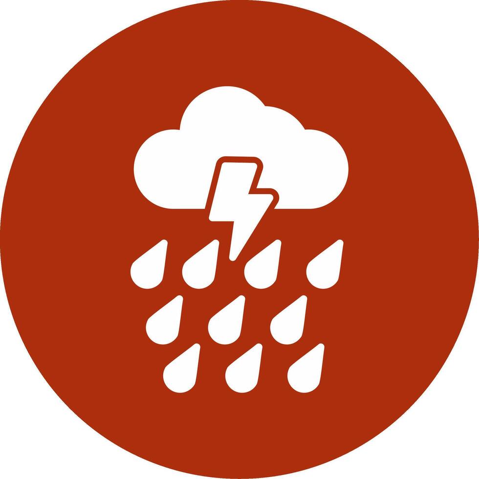 Rain Vector Icon