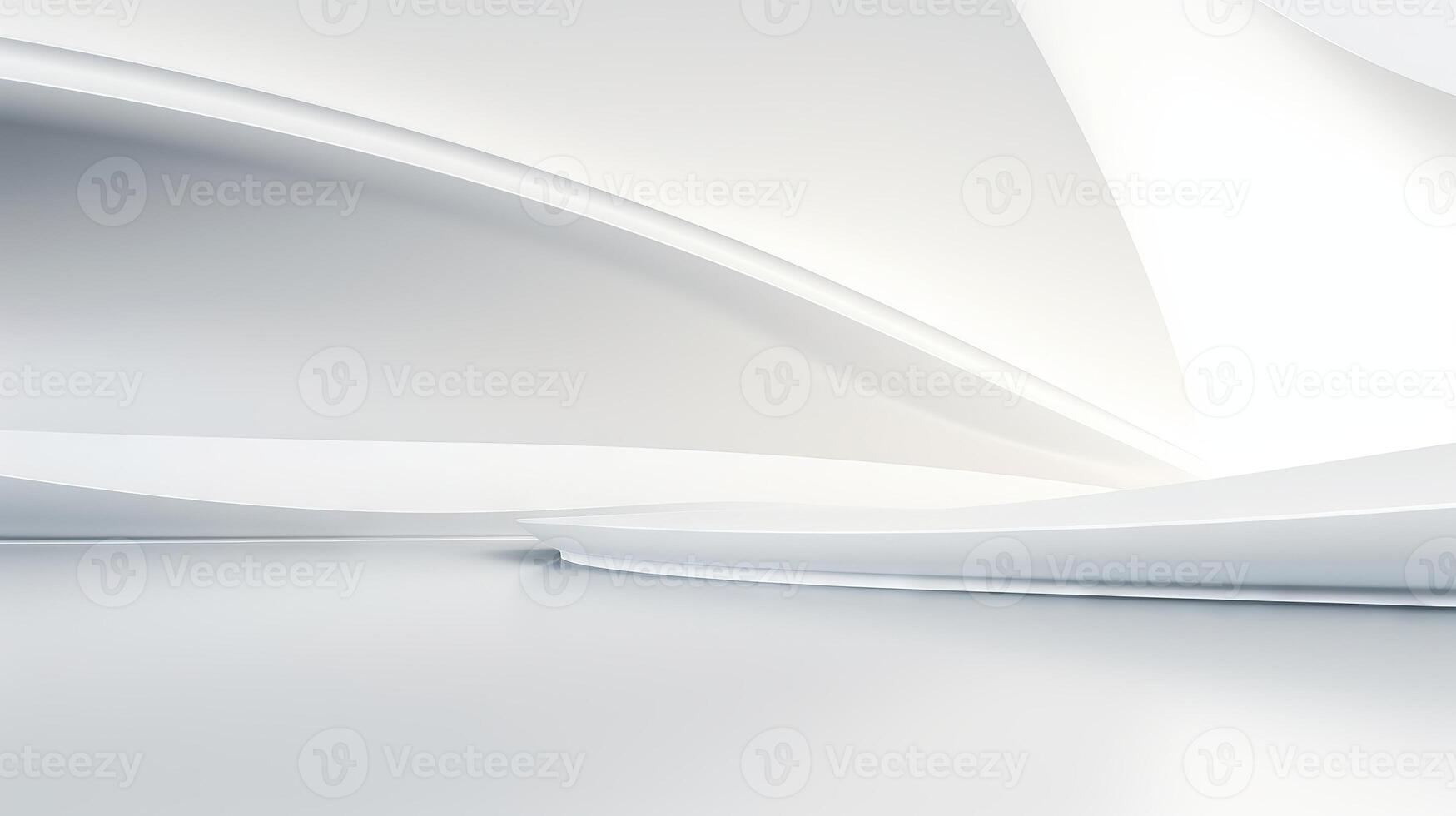 AI generated Clean and minimalistic white abstract background photo