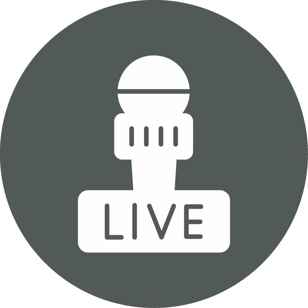 Live Vector Icon