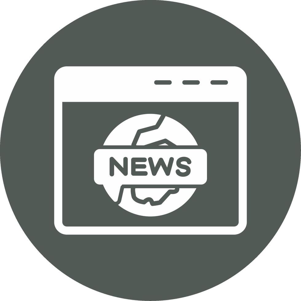 News Report Vector Icon
