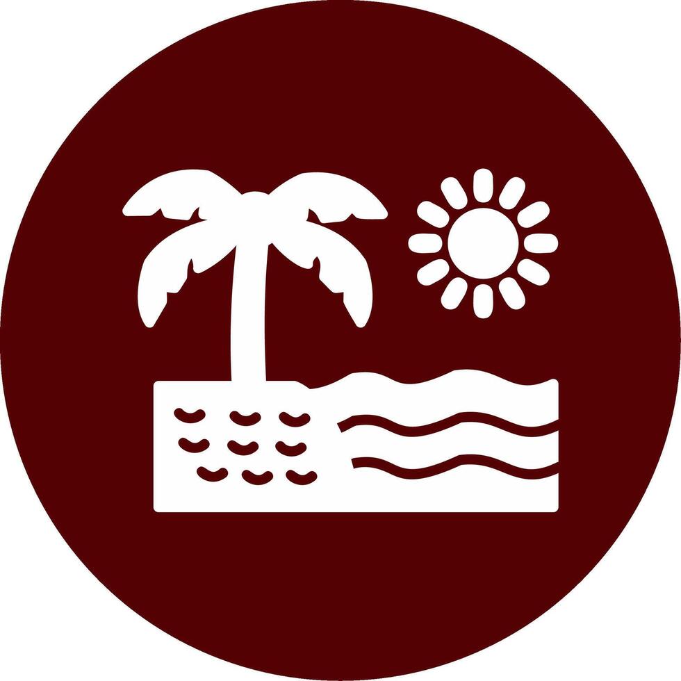 Beach Vector Icon