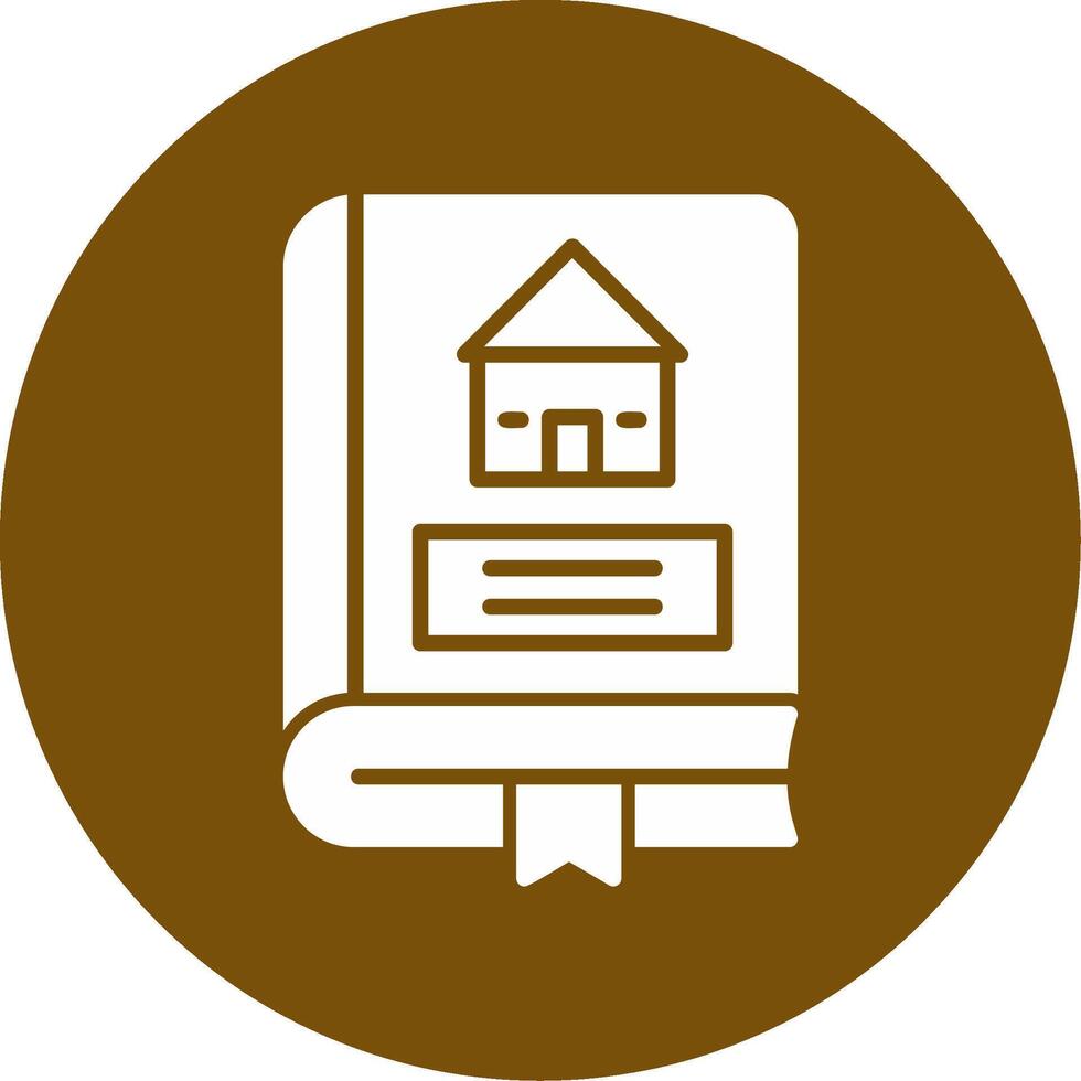 Architecture Book Vector Icon