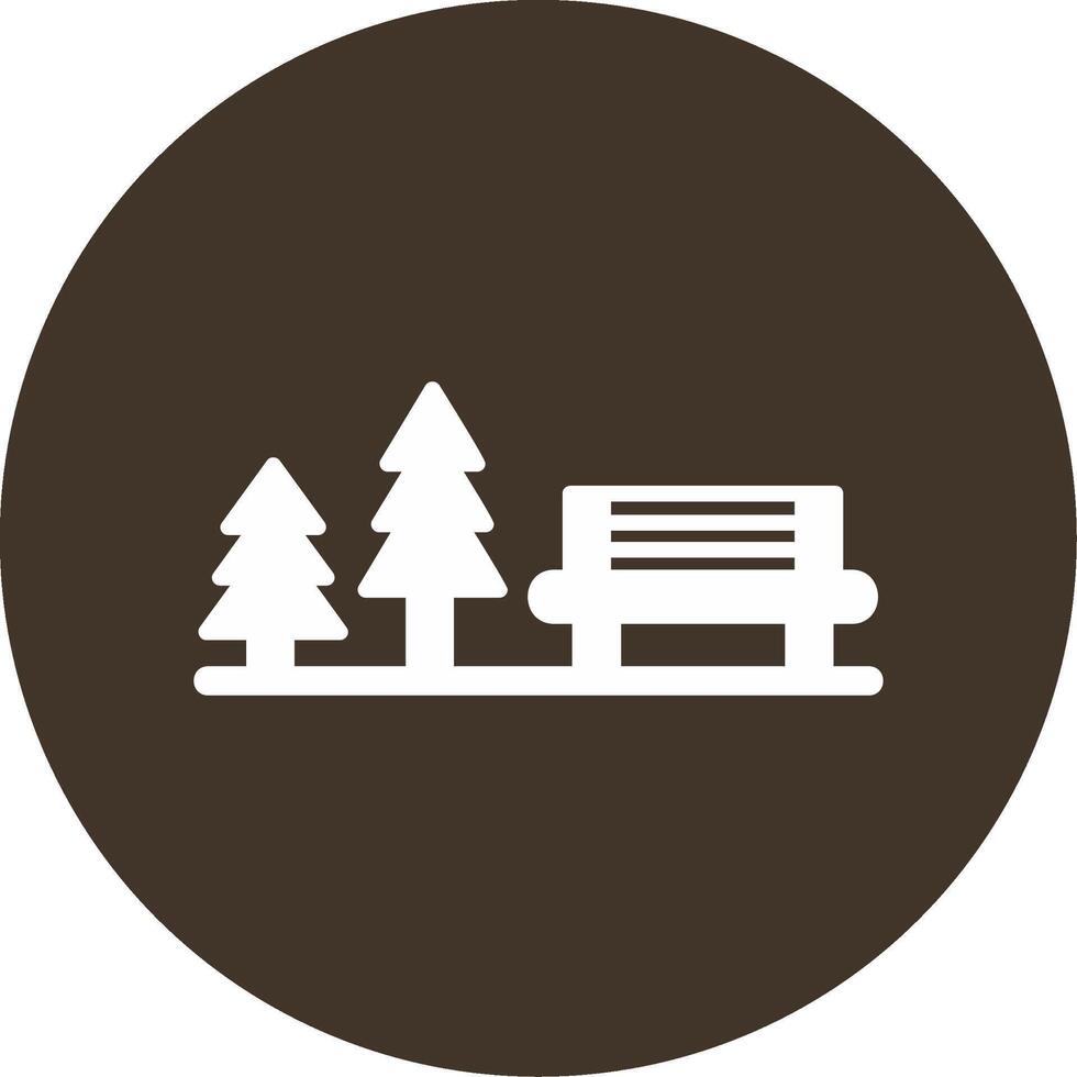 Rest Area Vector Icon