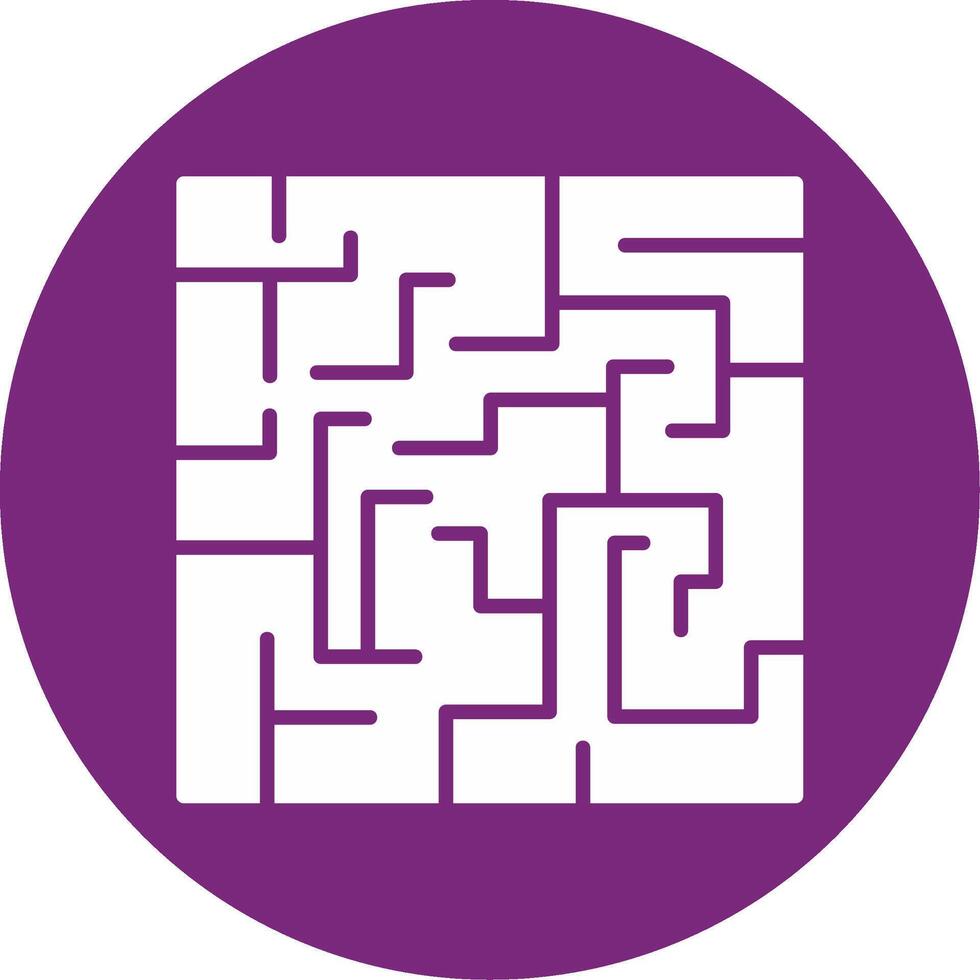 Maze Vector Icon