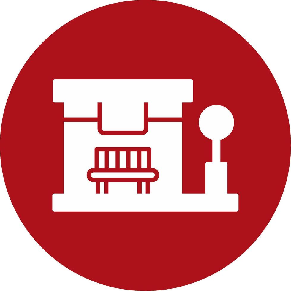 Bus Stop Vector Icon